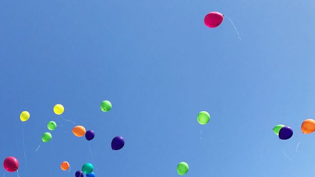 札幌の空風船